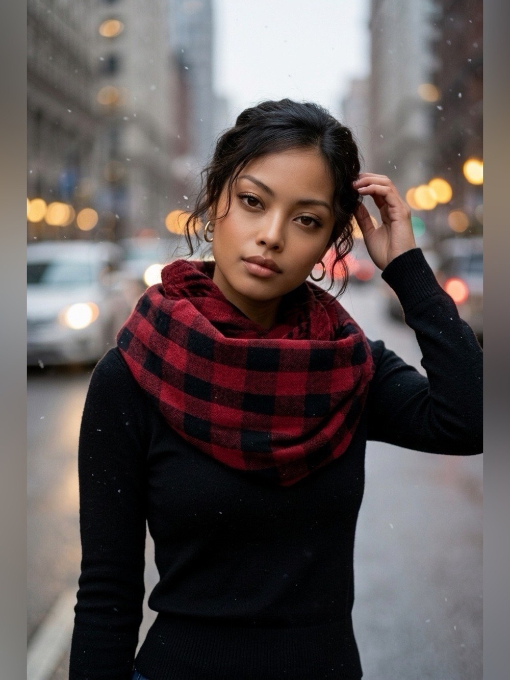 Rampage Burgundy Infinity Scarf